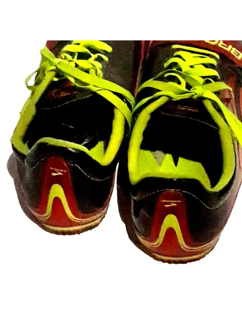 Brooks PR Sprint Track Spikes Youth 13.5 Black Red Textile 122121F